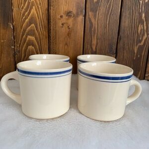 Vintage-Country Kitchen Charm-Stone Wear-Made in Brazil Mug Set of 4